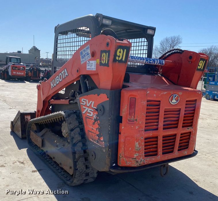 image for item DN8192 Kubota SVL75  tracked skid steer loader