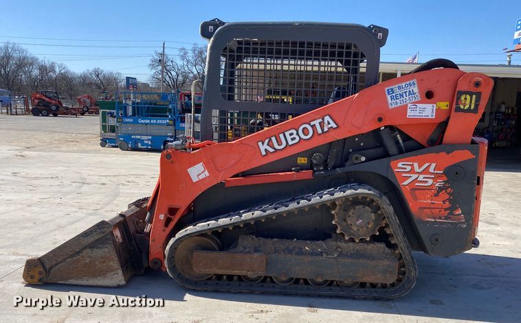 image for item DN8192 Kubota SVL75  tracked skid steer loader