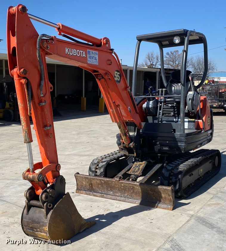 image for item DN8193 2016 Kubota KX71-3S  mini excavator