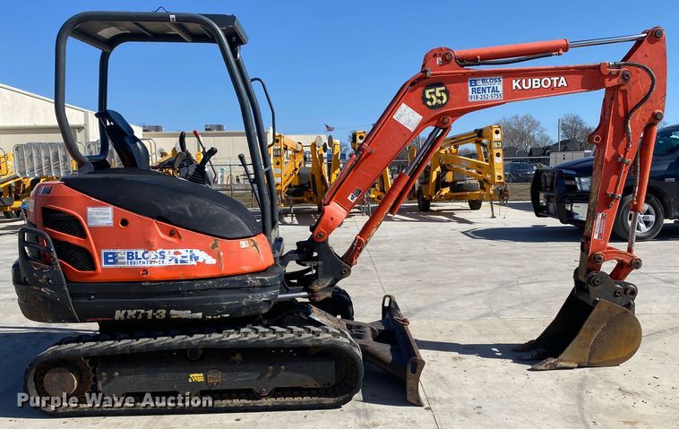 image for item DN8193 2016 Kubota KX71-3S  mini excavator