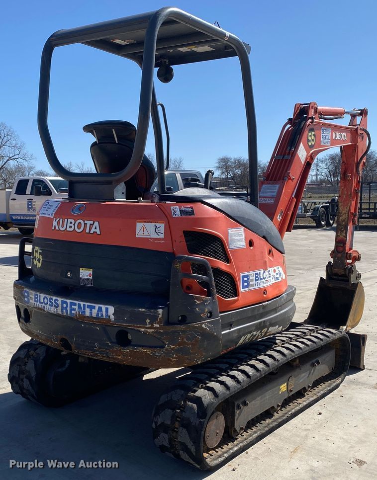 image for item DN8193 2016 Kubota KX71-3S  mini excavator