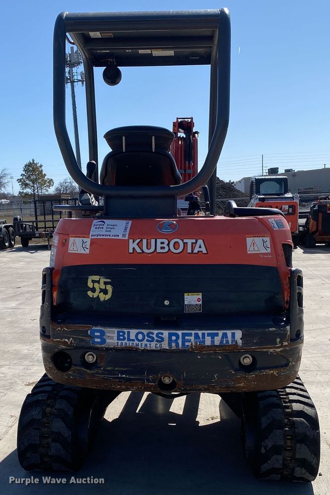 image for item DN8193 2016 Kubota KX71-3S  mini excavator