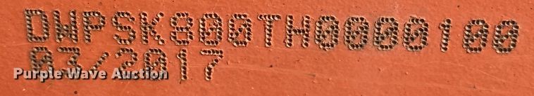 image for item DN8195 2017 Ditch Witch SK800  compact utility loader