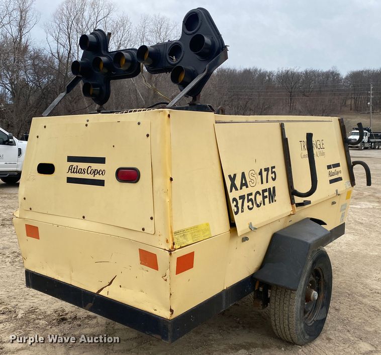 image for item DN8211 2000 Atlas Copco XAS175JD  air compressor