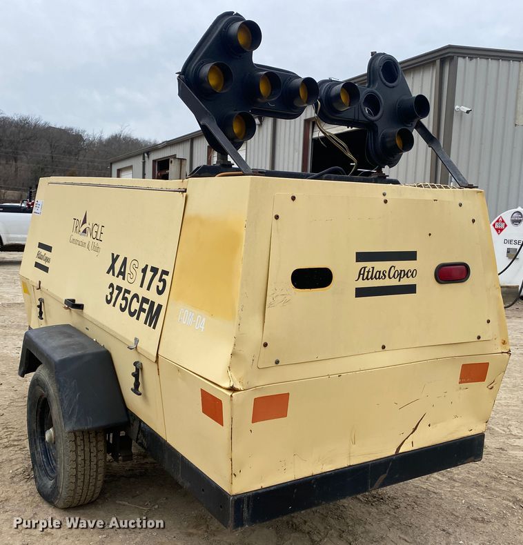 image for item DN8211 2000 Atlas Copco XAS175JD  air compressor