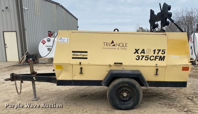 image for item DN8211 2000 Atlas Copco XAS175JD  air compressor