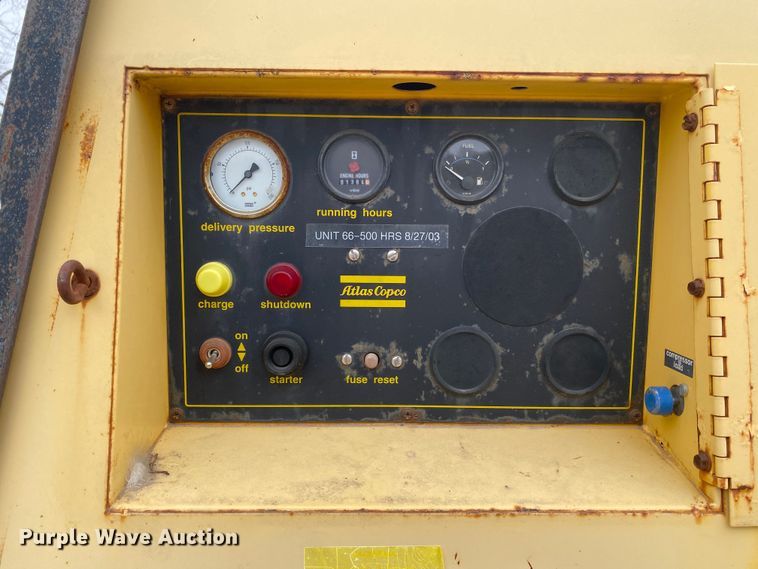 image for item DN8211 2000 Atlas Copco XAS175JD  air compressor