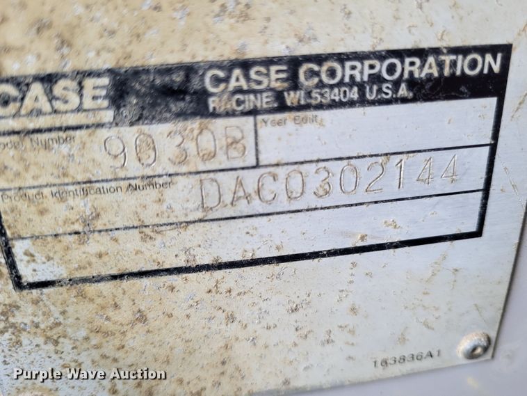 image for item DO3576 1998 Case 9030B  excavator