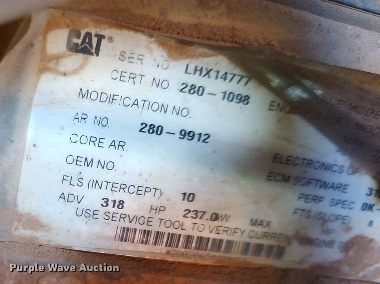 image for item DO3803 2007 Caterpillar 980H  wheel loader