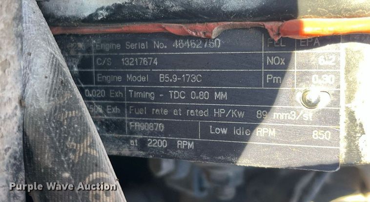 image for item DQ4082 2005 Ingersoll Rand SD-122DX TF  single drum vibratory roller