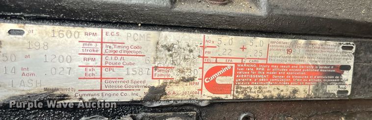 image for item DQ4090 2000 International 2654  roll-off container truck