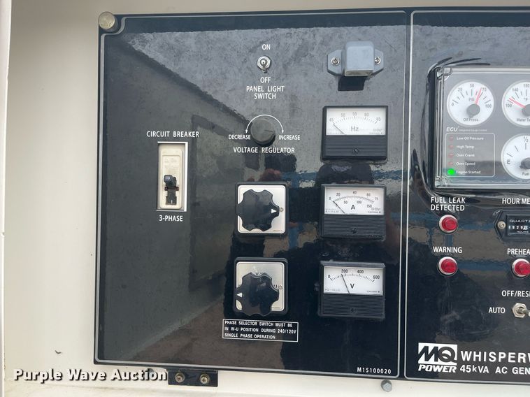 image for item DQ4091 2014 Multiquip Whisperwatt DCA-45SSIU4F  generator