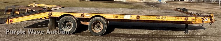 image for item DR6014 1990 CZ Engineering CZ32KT  equipment trailer