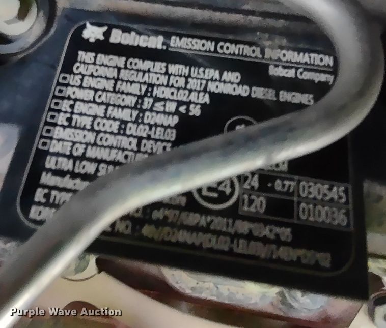 image for item DR8183 2018 Bobcat S550  skid steer loader