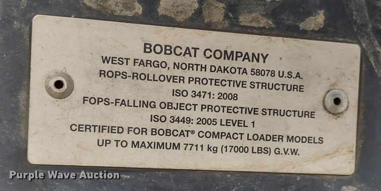 image for item DR8187 2016 Bobcat T550  tracked skid steer loader