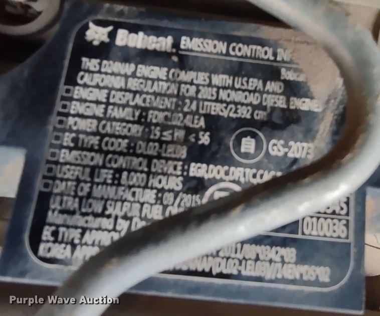 image for item DR8187 2016 Bobcat T550  tracked skid steer loader