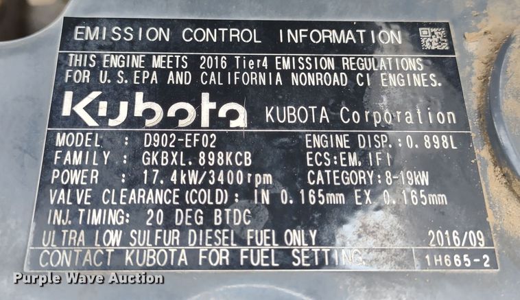 image for item DR8189 2016 Toro Dingo TX427  compact utility loader