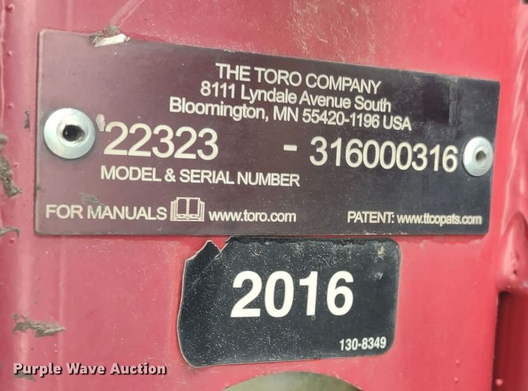 image for item DR8189 2016 Toro Dingo TX427  compact utility loader