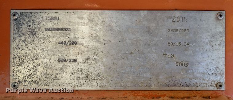 image for item DR8191 2015 JLG T500J  boom lift