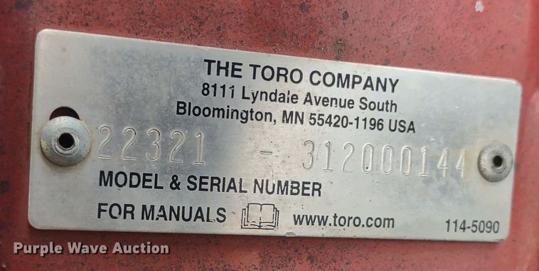 image for item DR8200 2012 Toro Dingo TX427  compact utility loader