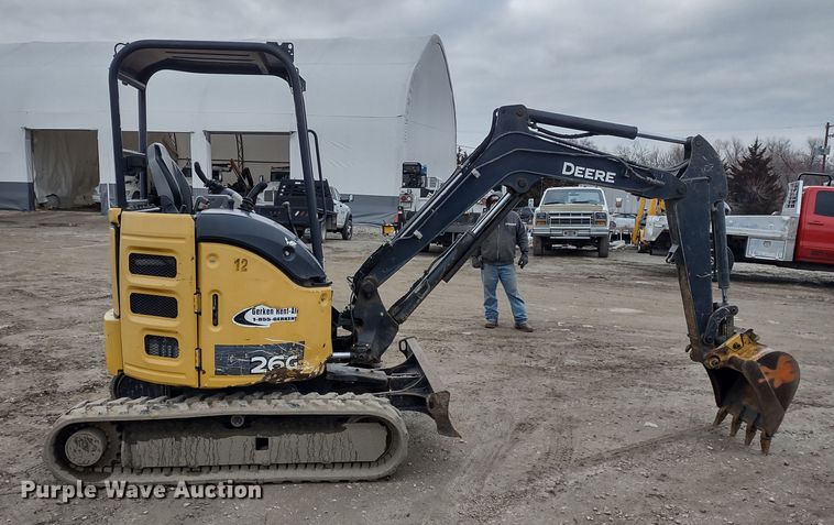 image for item DR8207 2016 John Deere 26G  mini excavator
