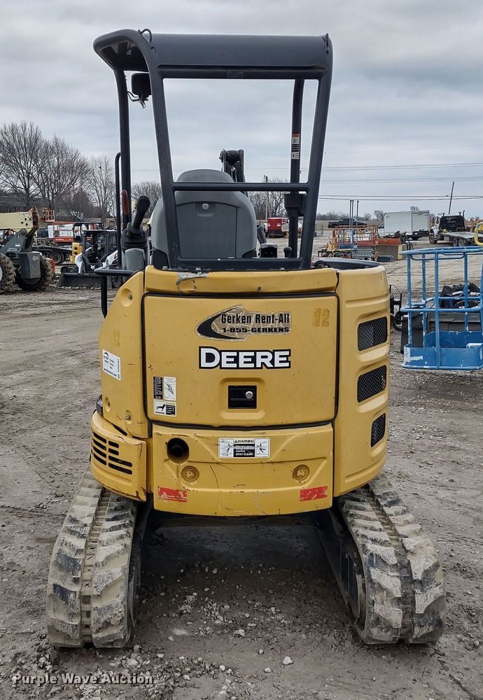 image for item DR8207 2016 John Deere 26G  mini excavator