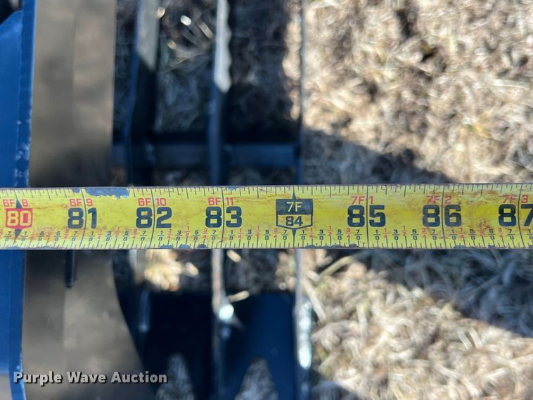 image for item ID9423 84" W skid steer grapple bucket