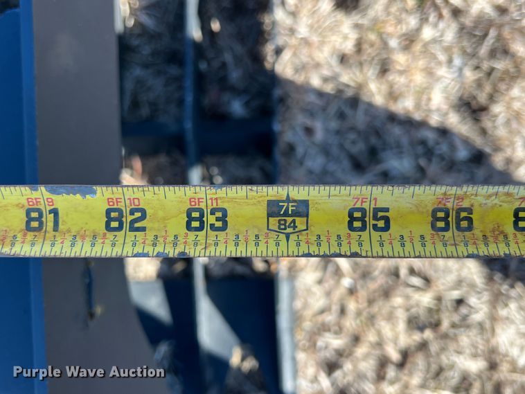 image for item ID9424 84" W skid steer grapple bucket