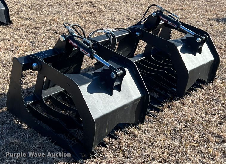 image for item ID9426 75" W skid steer grapple bucket