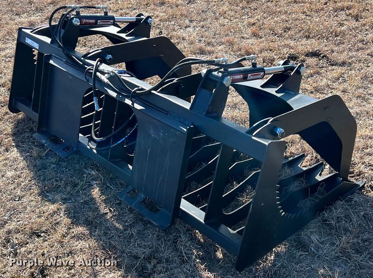 image for item ID9426 75" W skid steer grapple bucket