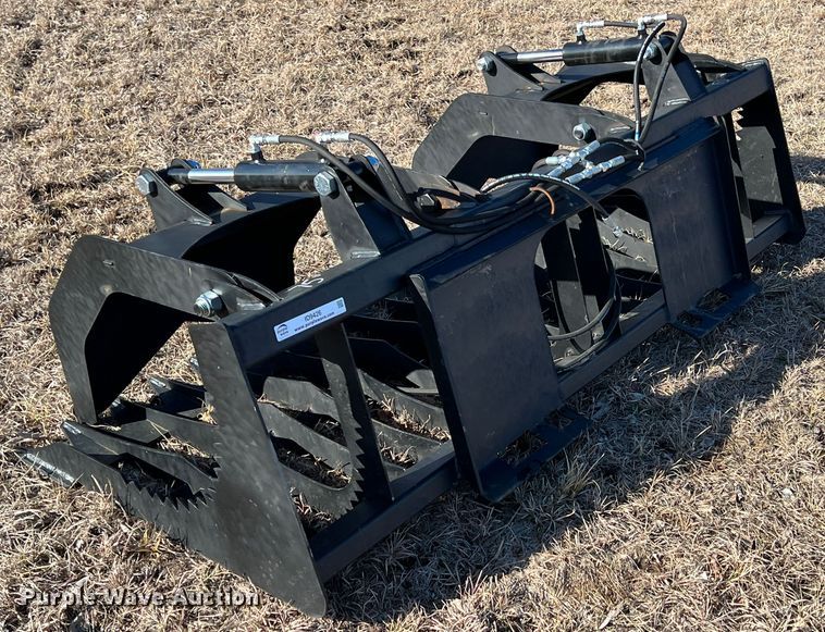 image for item ID9426 75" W skid steer grapple bucket
