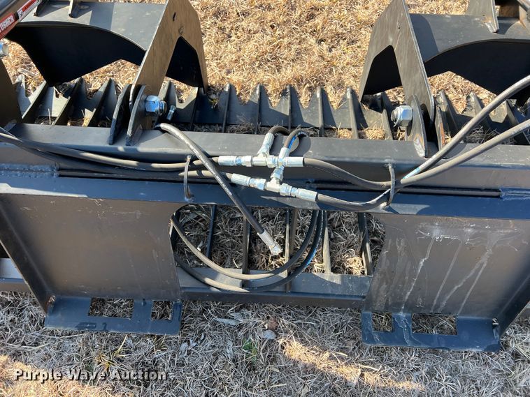 image for item ID9426 75" W skid steer grapple bucket