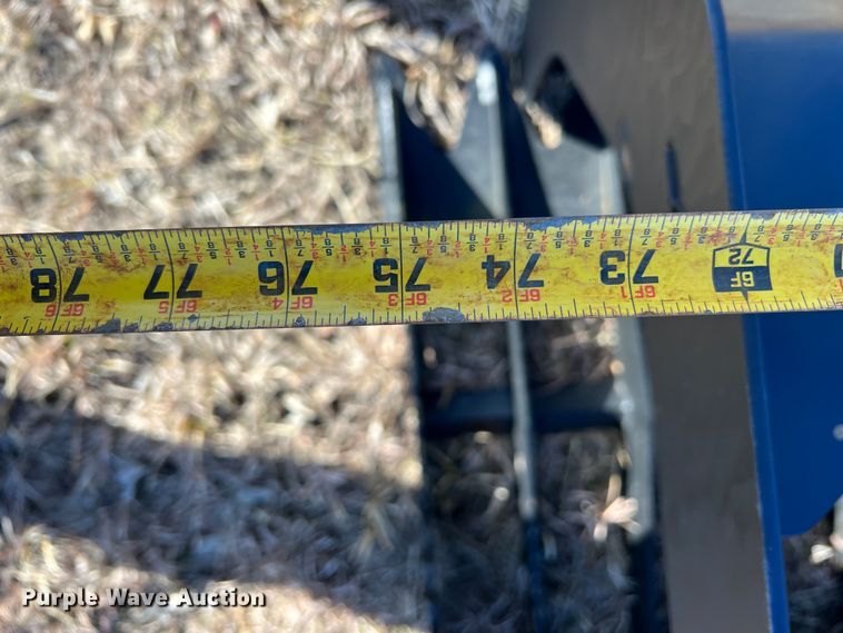 image for item ID9426 75" W skid steer grapple bucket