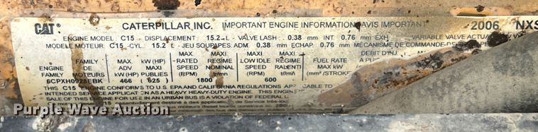 image for item ID9459 2007 Peterbilt 379  dump truck