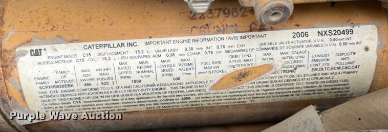 image for item ID9460 2007 Peterbilt 379  dump truck