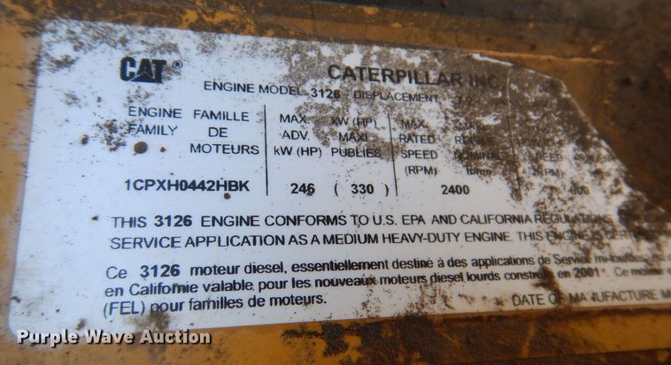 image for item IO9406 2002 Sterling L8500  dump truck