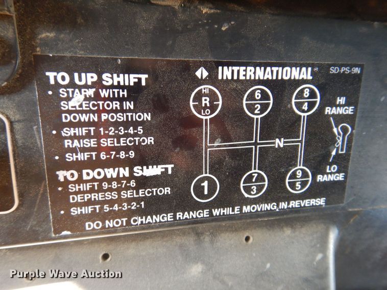 image for item IO9407 1994 International 9200  box truck