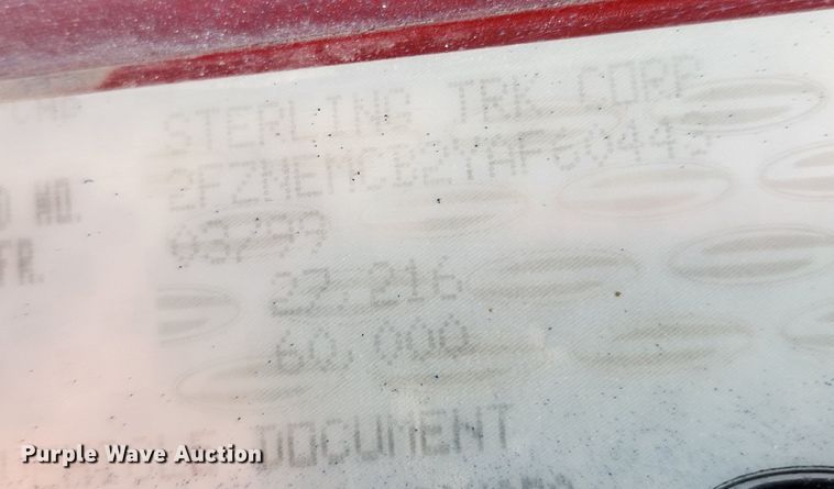 image for item JB9601 2000 Sterling L9500  ready mix truck