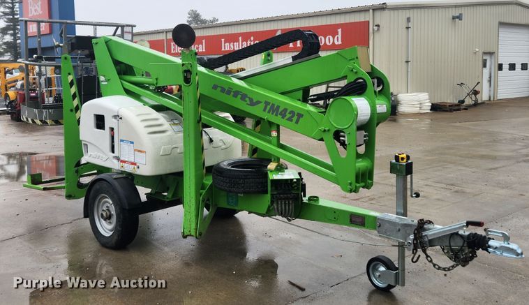 image for item JB9632 2017 Nifty TM42T  boom lift