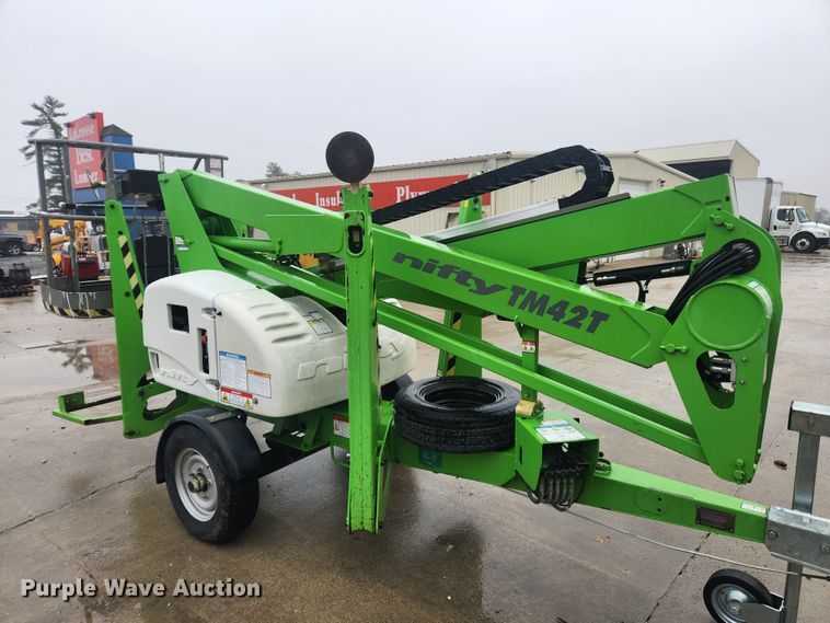 image for item JB9632 2017 Nifty TM42T  boom lift