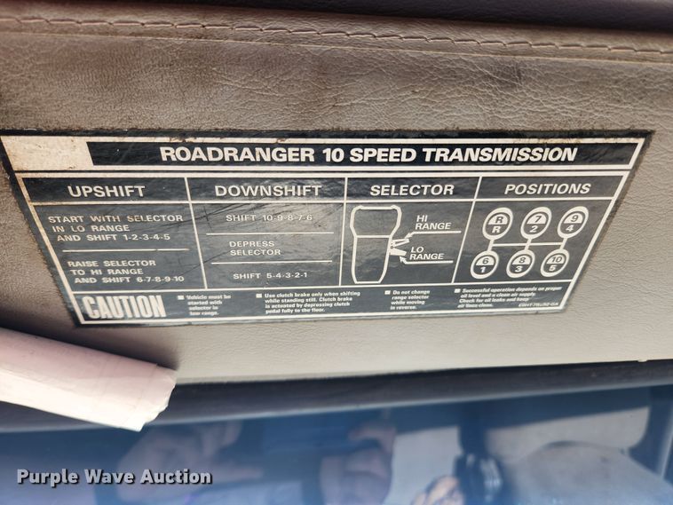 image for item JB9636 1999 Sterling LT9513  dump truck