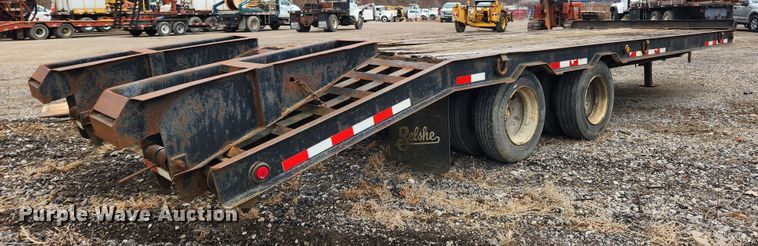 image for item JB9645 2001 Belshe DT-255  equipment trailer
