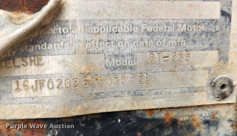 image for item JB9645 2001 Belshe DT-255  equipment trailer