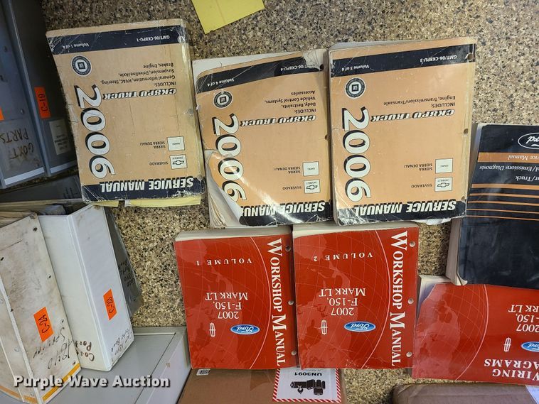 image for item JG9461 Service manuals