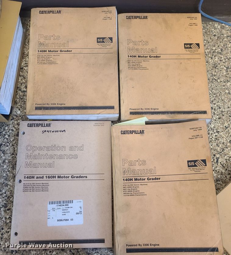 image for item JG9461 Service manuals