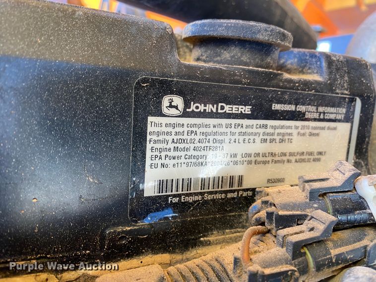 image for item JW9179 2010 Atlas Copco XAS185JD  air compressor