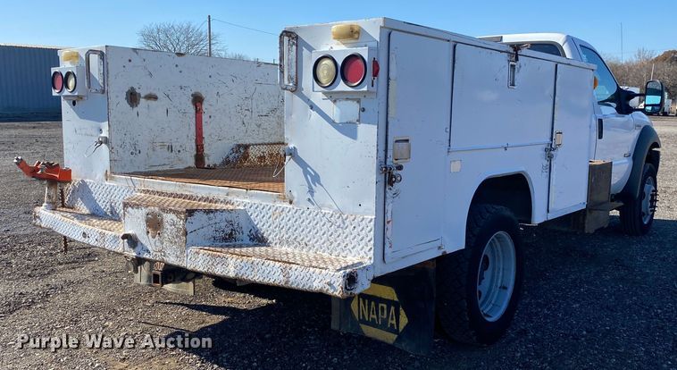 image for item JW9281 2005 Ford F550 Super Duty  utility / service truck