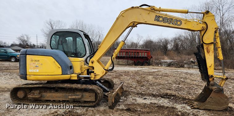 image for item KT9444 2001 Kobelco SK80CS  mini excavator