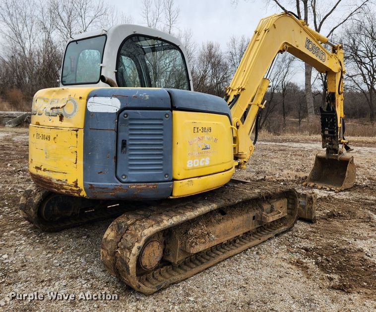 image for item KT9444 2001 Kobelco SK80CS  mini excavator