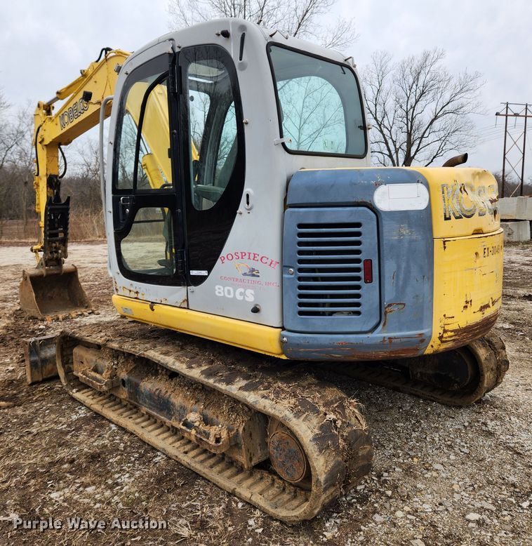 image for item KT9444 2001 Kobelco SK80CS  mini excavator